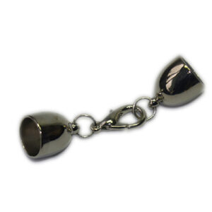 Kappelverschluss, 12mm, silber oder gold