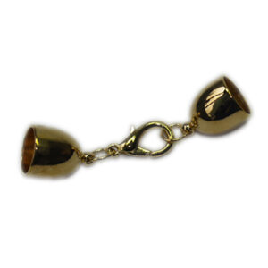 Kappelverschluss, 12mm, silber oder gold
