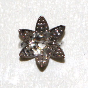 Perlkappe 8mm, 10 St., verschiedene Farben und Formen