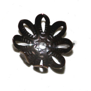 Perlkappe Blume 12mm, 10 St., verschiedene Farben