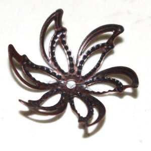 Perlkappe 5mm, 10 St., silber oder gold