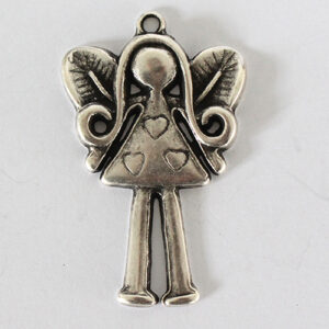 Anhänger Fee 55mm antiksilber