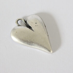 Anhänger Herz 30x27mm antiksilber