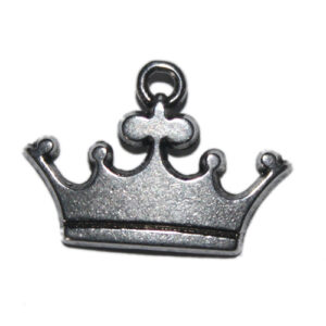 Anhänger Krone 15mm silberfarbig