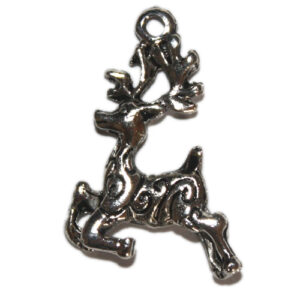 Anhänger Hirsch 20mm antiksilber