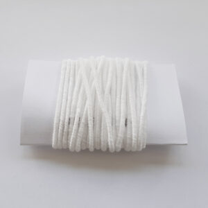 Gummiband 2mm, 3m, weiß