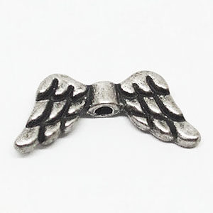 Engelsflügel, 17mm, silberfarben