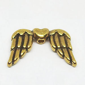 Engelsflügel, 18mm, messingfarben