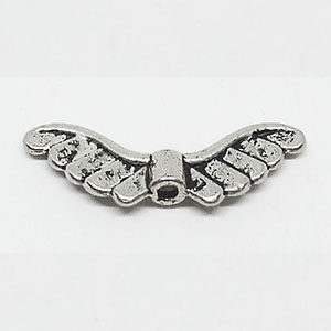 Engelsflügel, 23mm, silberfarben