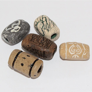 Tonperlen Mischung, ca. 17-20mm, 20 Stück