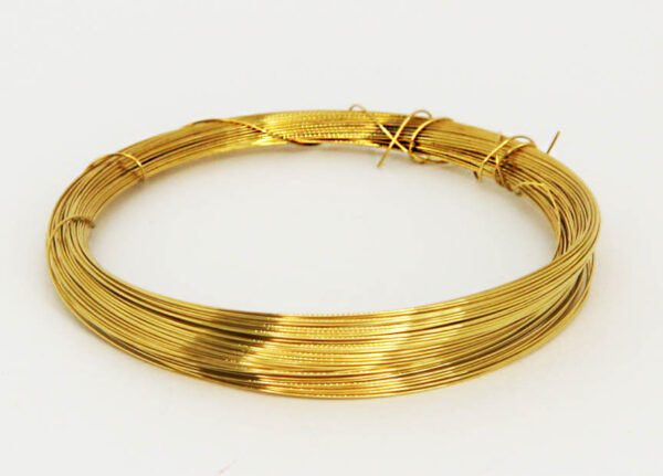 Basteldraht Golddraht 0,3mm, verschiedene Ausführungen