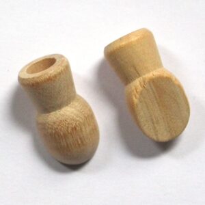 Zubehör für Marionetten und Puppen zum Selbstbasteln, Hände – Füße – Arme – Beine, je 4 Stück, Holz