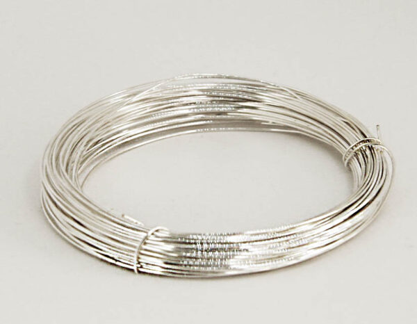 Basteldraht Silberdraht 0,6mm, verschiedene Ausführungen