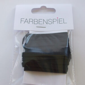 Einziehgummi rund, 3mm, 5 Meter, schwarz, Gummiband