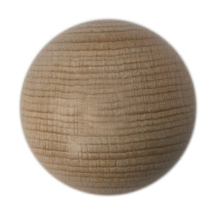 Holzperlen rund unlackiert, Rohholzkugeln mit Loch, verschiedene Größen (8mm/10mm/12mm)