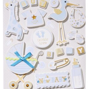 Sticker-Set Baby Junge, attraktive Aufkleber für Partys oder zum Dekorieren