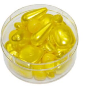 Glasperlen Mischung gewachst, 40 Gramm oder 250 Gramm im Beutel, 17 Farben zur Auswahl