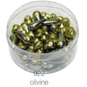 Glasperlen Mischung gewachst, 40 Gramm oder 250 Gramm im Beutel, 17 Farben zur Auswahl