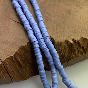 Katsuki Perlen 5mm mit 1,9 mm Loch, bunte Perlen aus Polymer Clay, mind. 300-350 St./Strang, verschiedene Farben