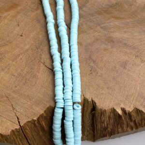 Katsuki Perlen 5mm mit 1,9 mm Loch, bunte Perlen aus Polymer Clay, mind. 300-350 St./Strang, verschiedene Farben