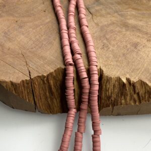 Katsuki Perlen 5mm mit 1,8 mm Loch, bunte Perlen aus Polymer Clay, mind. 350 St./Strang, verschiedene Farben