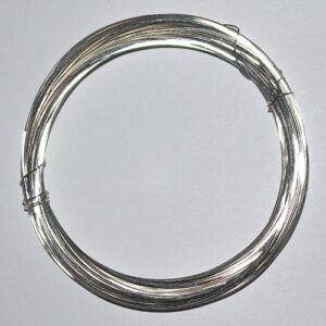 Silberdraht/Kupferkern 0.60mm/Ring 10m