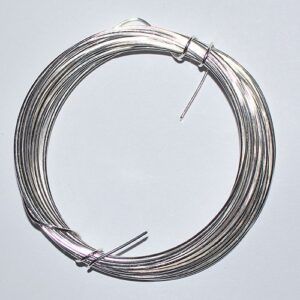 Silberdraht mit Kupferkern 0.80mm/Ring6m