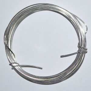Silberdraht mit Kupferkern 1.0mm/Ring 4m